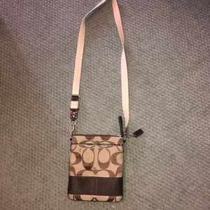 Coach cross body purse